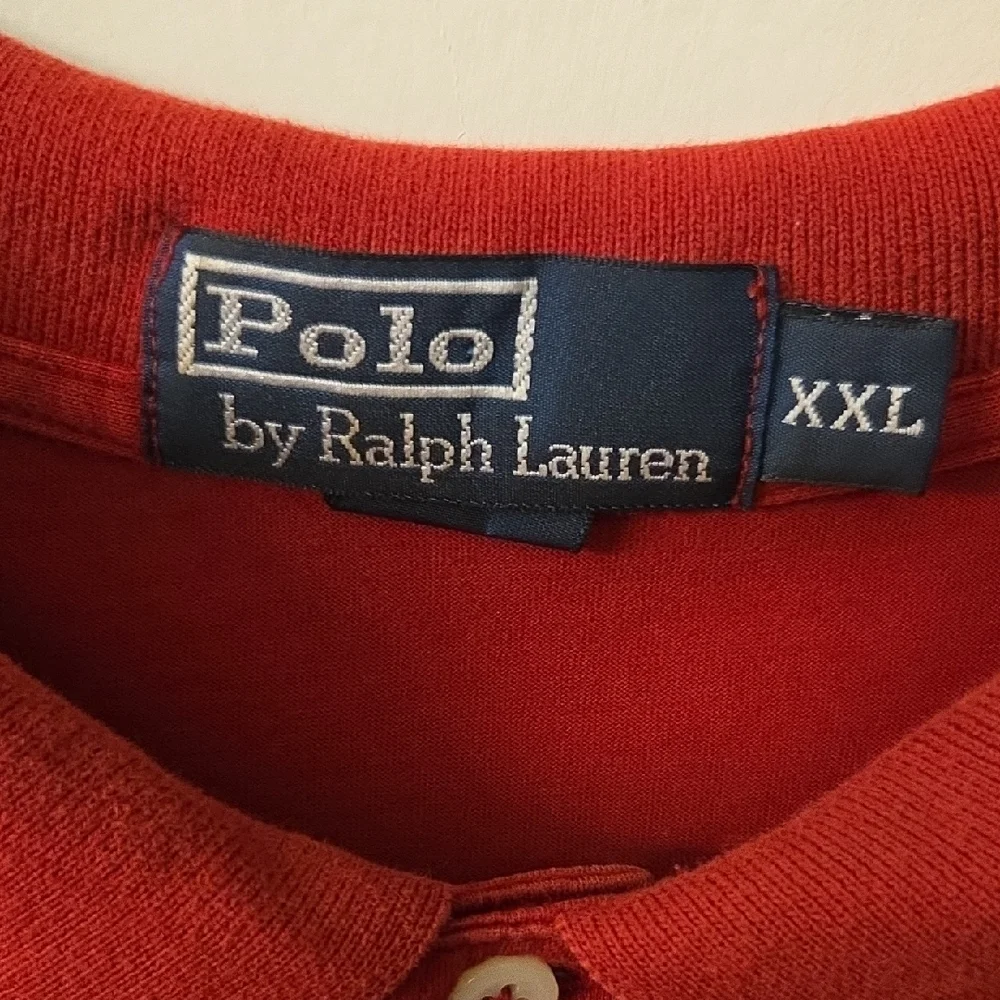 Polo by Ralph Lauren Men's Deep Red Polo with Blue Pony